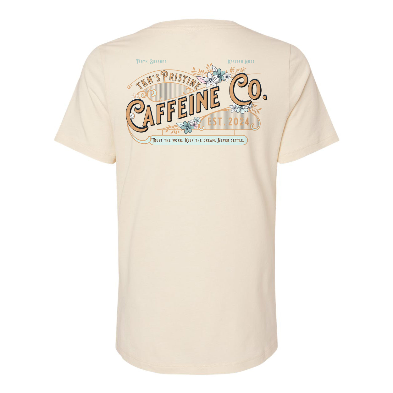 Pristine Caffeine Ladies Relaxed V-neck Tee