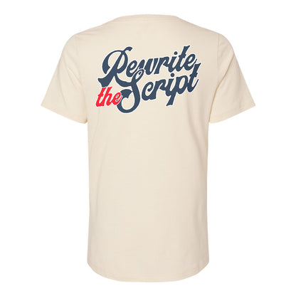 Rewrite the Script Ladies Relaxed V-neck Tee