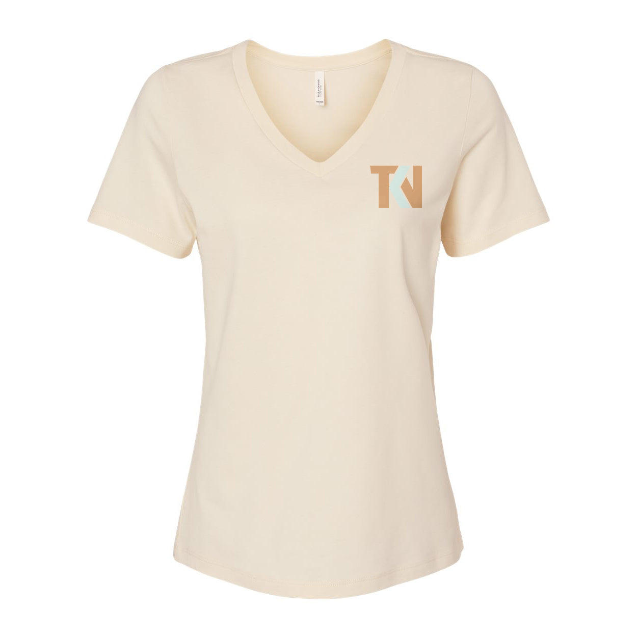 Pristine Caffeine Ladies Relaxed V-neck Tee