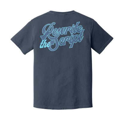 Rewrite the Script Comfort Colors Tee