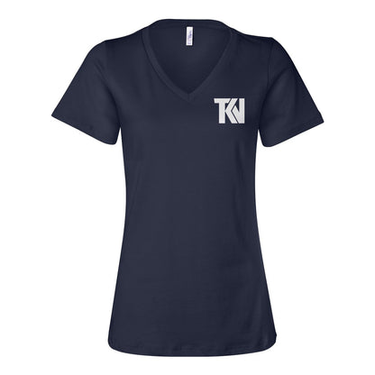 California Dreamin' Ladies Relaxed V-neck Tee