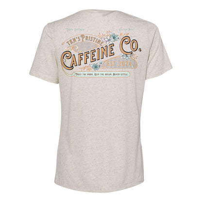 Pristine Caffeine Ladies' Relaxed Crewneck Tee