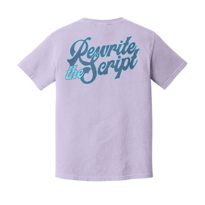 Rewrite the Script Comfort Colors Tee