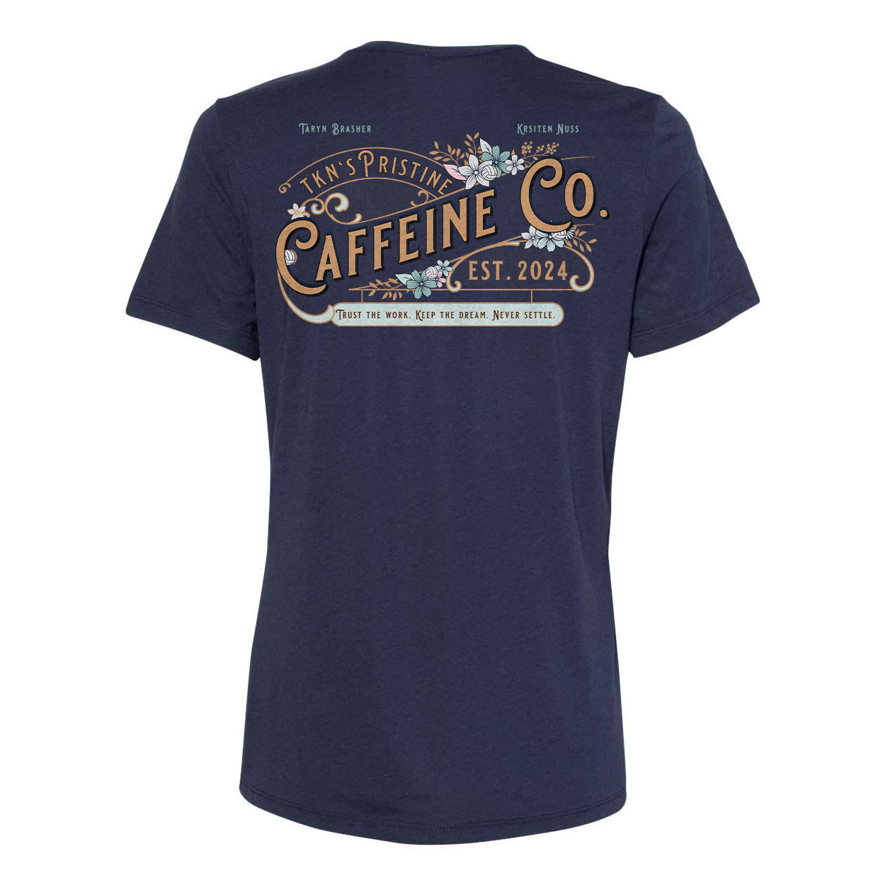 Pristine Caffeine Ladies' Relaxed Crewneck Tee