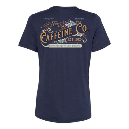 Pristine Caffeine Ladies' Relaxed Crewneck Tee