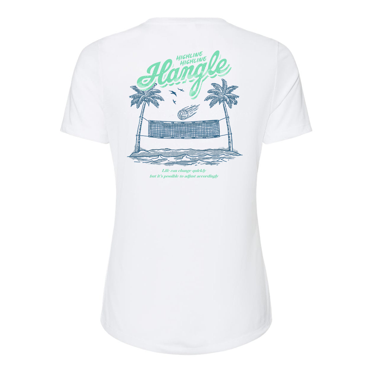 Hangle at the Beach Ladies' Relaxed Crewneck Tee