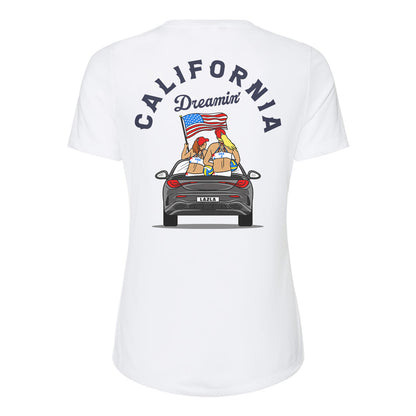 California Dreamin' Ladies' Relaxed Crewneck Tee