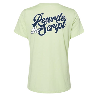 Rewrite the Script Ladies' Relaxed Crewneck Tee