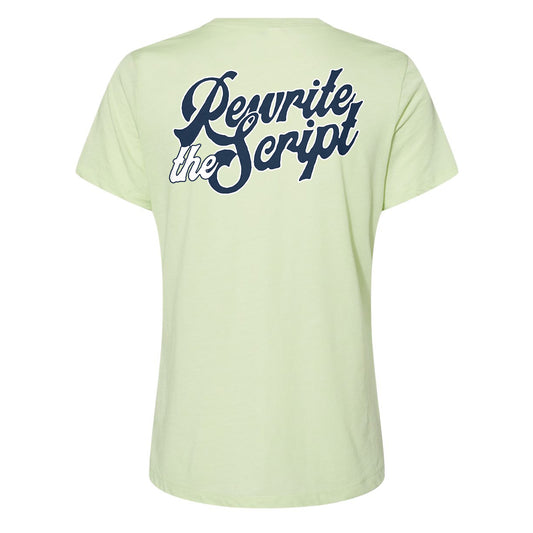 Rewrite the Script Ladies' Relaxed Crewneck Tee
