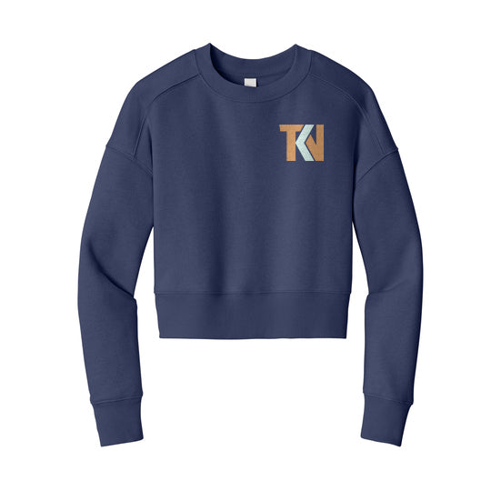 Pristine Caffeine Ladies' Fleece Cropped Crew