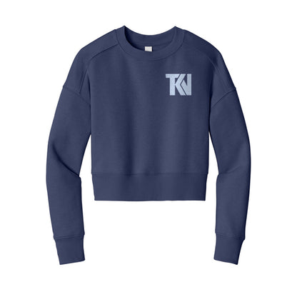 Rewrite the Script Ladies' Fleece Cropped Crew