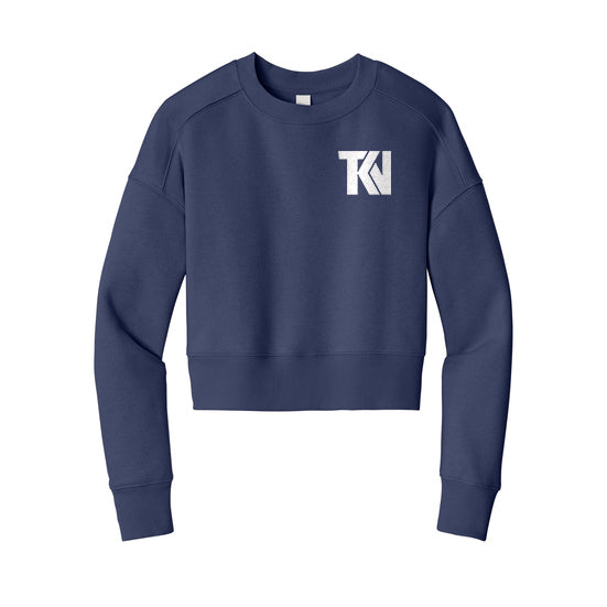 California Dreamin' Ladies' Fleece Cropped Crew