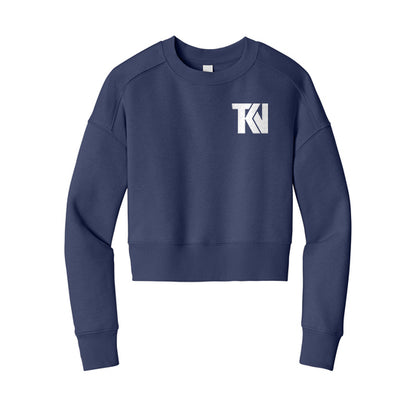 California Dreamin' Ladies' Fleece Cropped Crew