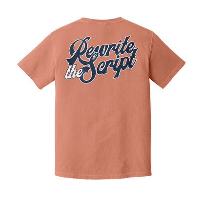 Rewrite the Script Comfort Colors Tee
