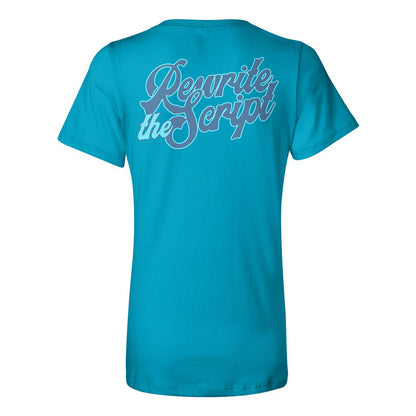 Rewrite the Script Ladies Relaxed V-neck Tee