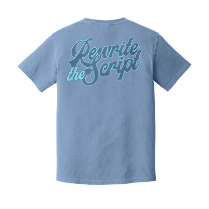 Rewrite the Script Comfort Colors Tee