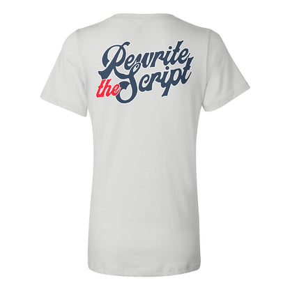 Rewrite the Script Ladies Relaxed V-neck Tee