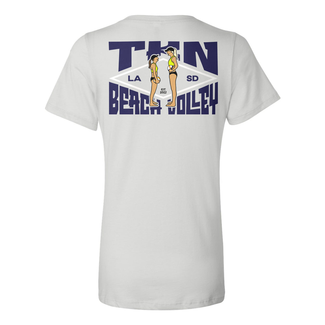 Big Buddy, Little Buddy Ladies Relaxed V-neck Tee